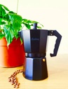 Cafetera Hudson M011 De Aluminio Total Black Italiana 9tazas