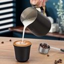 Jarro Hudson W30 Art Latte 330ml Negro