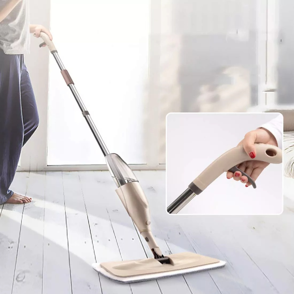 Mopa Trapeador C/spray Flymop Mop 1s + Microfibra Repuesto