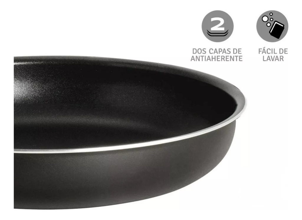 Sarten Hudson Ghw1124sf De Aluminio C/anthiaderente 24 Cm