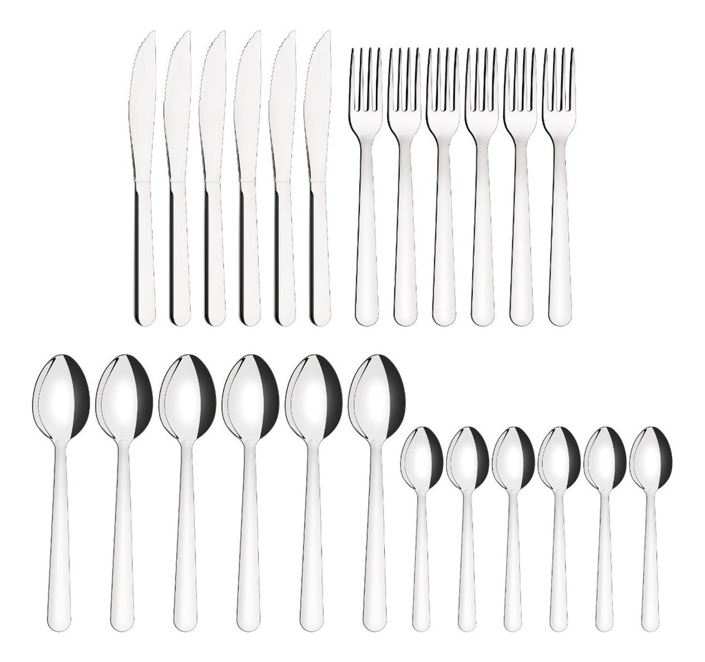 Set Cubiertos Tramontina Malibu X24