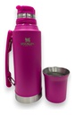 Termo System 1.2 L Acero Fucsia Con Pico Cebador