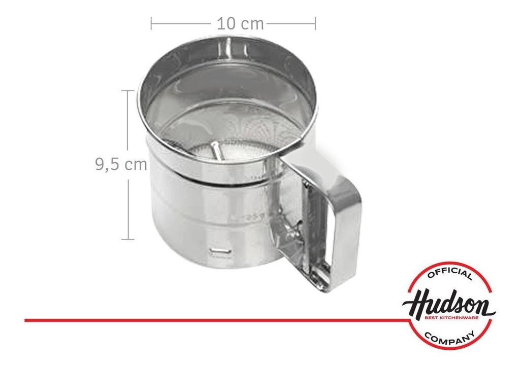 Cernidor Tamizador De Harina Hudson Bo4001 Acero Inoxidable