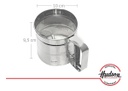Cernidor Tamizador De Harina Hudson Bo4001 Acero Inoxidable