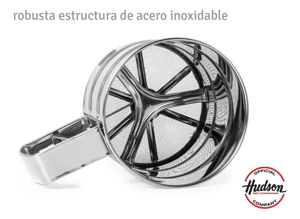 Cernidor Tamizador De Harina Hudson Bo4001 Acero Inoxidable