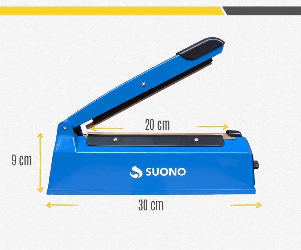 Selladora De Bolsa Suono Acc0100 20 Cm Con Regulador