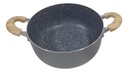 Cacerola Hudson Gra08 De Aluminio C/antiad. Granito 26 Cm