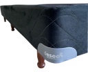 Cama Base Sommier Pana Acrílica 2 Plazas 140 X 190 Cm