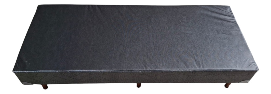 Sommier Y Colchon 1 Pl Diamante Negro Deseo Espuma 80x190 Cm