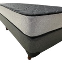 Sommier Y Colchon 1 Plaza Bardo Espuma Alta Densidad 80x190