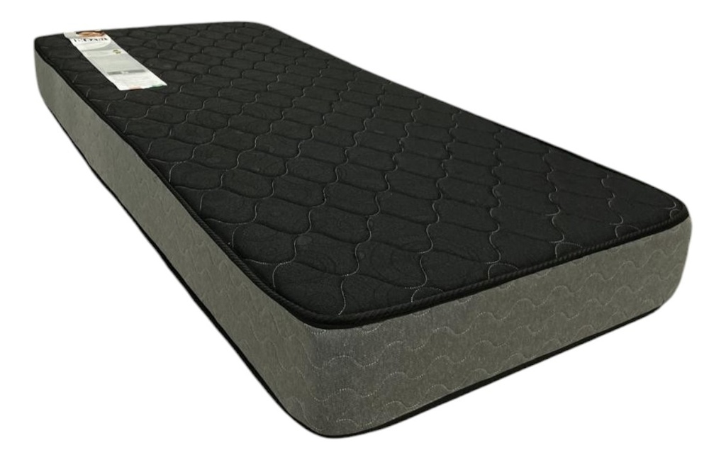 Sommier Y Colchon 1 Plaza Bardo Espuma Alta Densidad 80x190