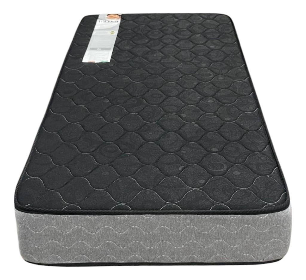 Sommier Y Colchon 1 Plaza Bardo Espuma Alta Densidad 80x190