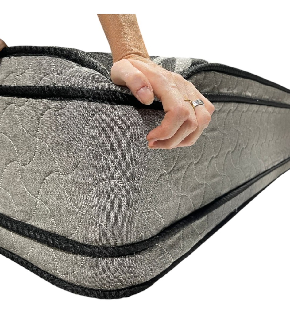 Sommier Y Colchon 2 Plaza Gala Bardo Espuma 140x190x24 Cm