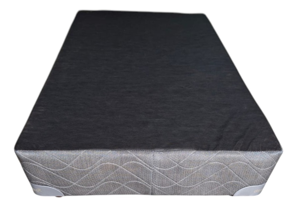 Cama Base Sommier Generico Gris 80 X 190 Cm 1 Plaza Deseo