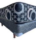 Sommier Y Colchon 2 Plazas Ambar New Deseo C/resorte 140x190
