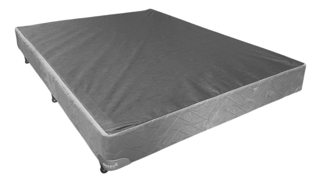 Sommier Y Colchon 2 Plaza Coral Deseo Espuma Soft 140x190 Cm