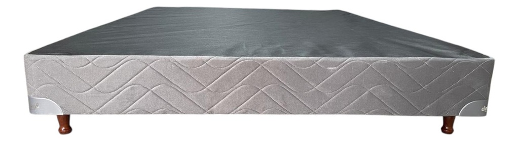 Sommier Y Colchon 2 Plaza Coral Deseo Espuma Soft 140x190 Cm