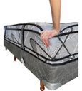 Sommier Y Colchon Diamante Negro Deseo Espuma 140x190 Cm