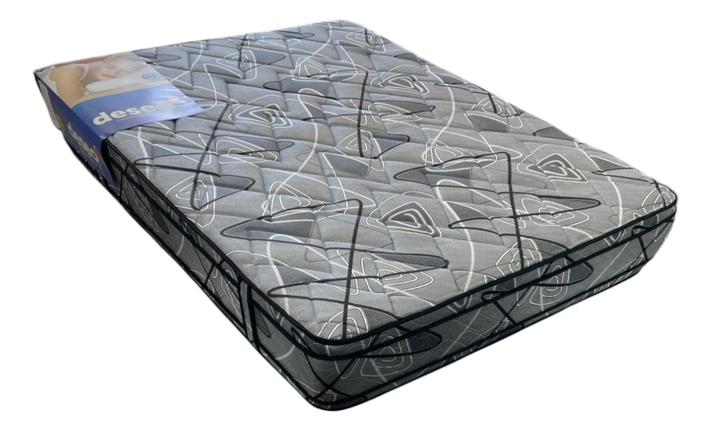 Sommier Y Colchon Diamante Negro Deseo Espuma 140x190 Cm