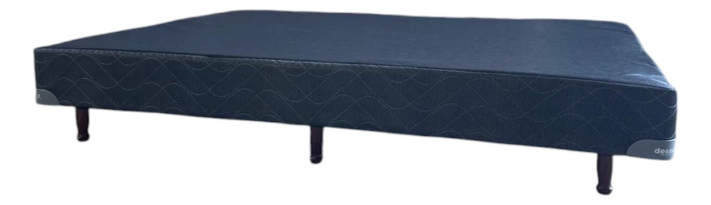 Sommier Y Colchon Diamante Negro Deseo Espuma 140x190 Cm
