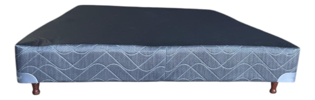 Sommier Y Colchon Diamante Negro Deseo Espuma 140x190 Cm