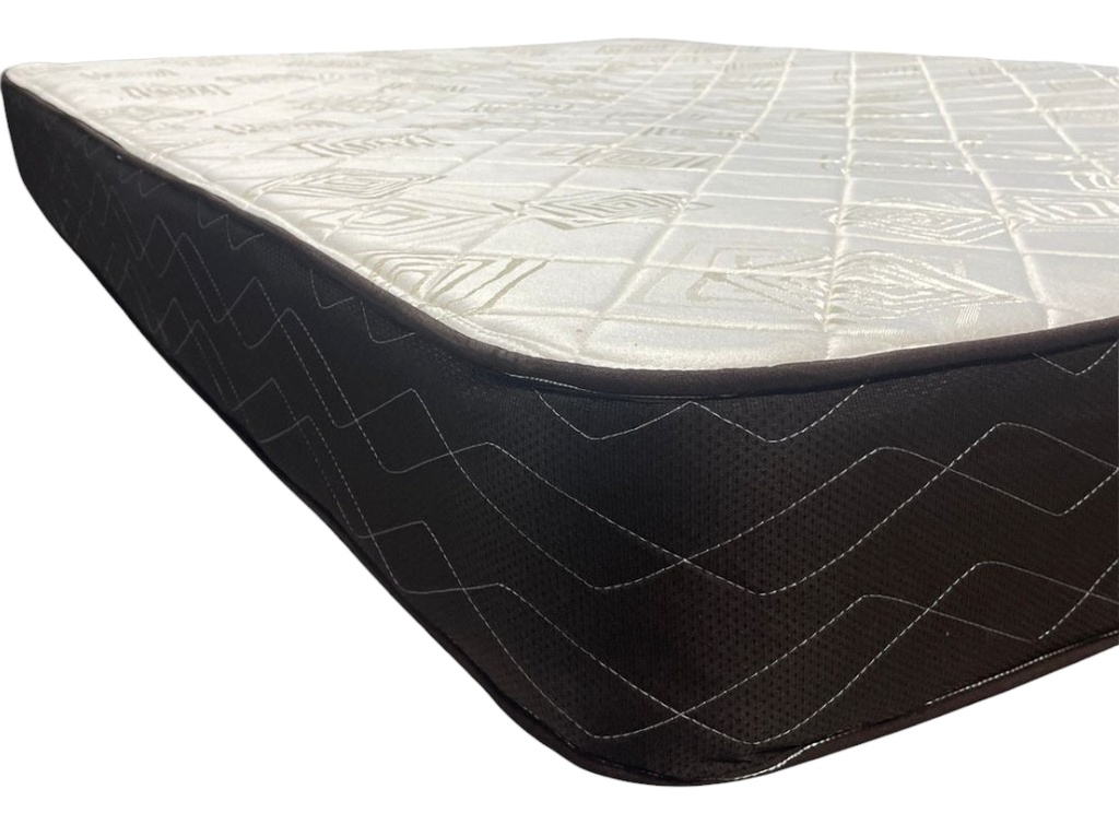 Colchón 2 Plazas Spring Black Gani  C/resorte 140x190x22 Cm