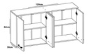 Alacena Orlandi 627 Premiun Jacaranda 1.20m