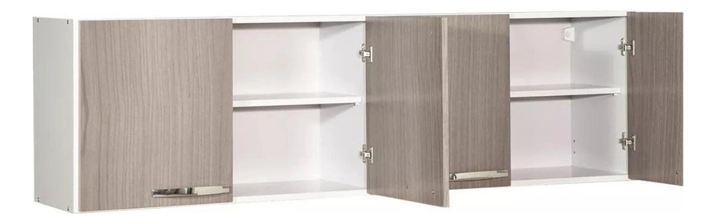 Alacena Muebles Maximo 72165 160 Gris/blanca