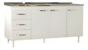 Bajo Mesada Muebles Maximo 72260 160 Blanca