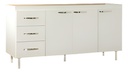 Bajo Mesada Muebles Maximo 72260 160 Blanca