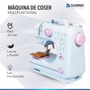 Maquina De Coser Multifuncional Suono Sm-505l  Blanco