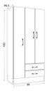 Placard Ricchezze Tana Plus 3 Ptas 34810128 Fresno Blanco