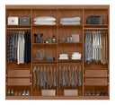 Placard Master Santo Andira 8 Puertas Y 4 Cajones Jat/jat