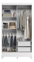 Placard Fit Santo Andirá C/2 Puertas Y Espejo Blanco