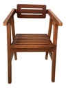 Silla Inmacol Caribe Quadra 622-3 Castaño