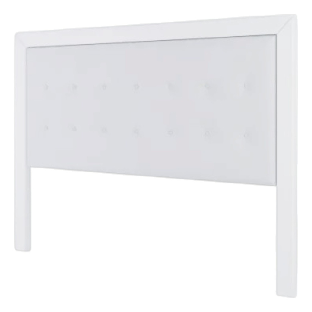 Respaldo P/sommier Inmacol 118-5 Bla  Eco Cuero