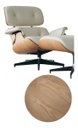 Sillon Tribeca Ec-015/ab Miller C/ottoman Ash & White