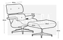 Sillon Tribeca Ec-015/ab Miller C/ottoman Ash & White