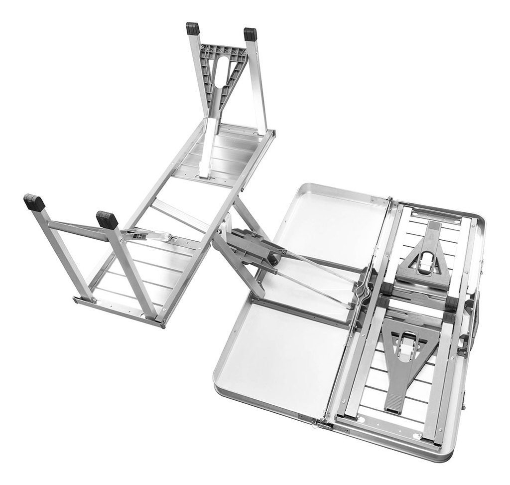 Set De Camping Kushiro Fsci-p4ba Plegable 4 Bancos