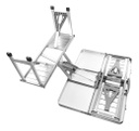 Set De Camping Kushiro Fsci-p4ba Plegable 4 Bancos