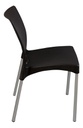 Silla Garden Life Boston Con Patas De Aluminio Negra