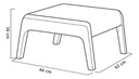 Set Mueble Miami Shaf Ber55450 Grafito (2 Sillas + 1 Mesa)