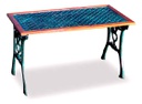 Juego Mesa Y Bancos Muebles Lobos Esterilla