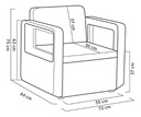 Set Mueble Venus Tete Shaf Ber55452 Grafito 2 Sillas+1 Mesa