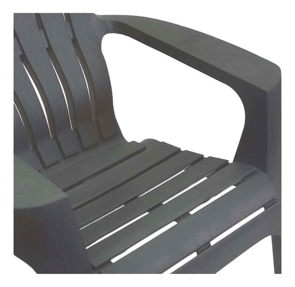 Sillon Garden Life Miami Gris Cemento