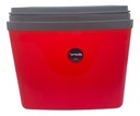 Combo X2 Reposeras 1 Posic. Azul + 1 Conservadora Roja 24 Lt