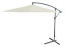 Sombrilla Laury Gb1880 Lateral 3 M Caño Acero Beige C/base