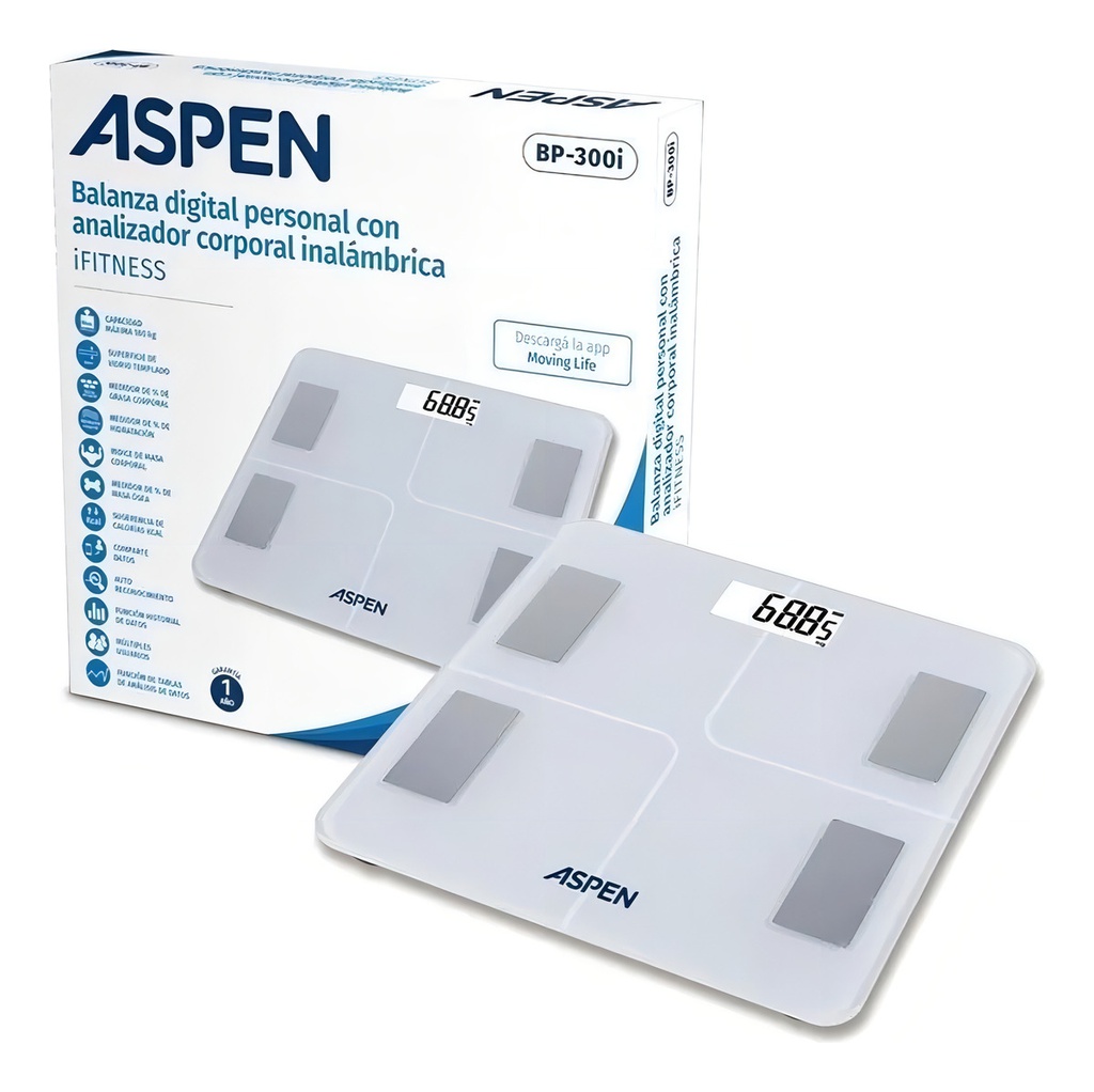 Aspen Balanza Digital Analizador Corporal Ifitness Bp-300i