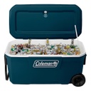 Conservadora Coleman Chest 100 Qt Ruedas Azul