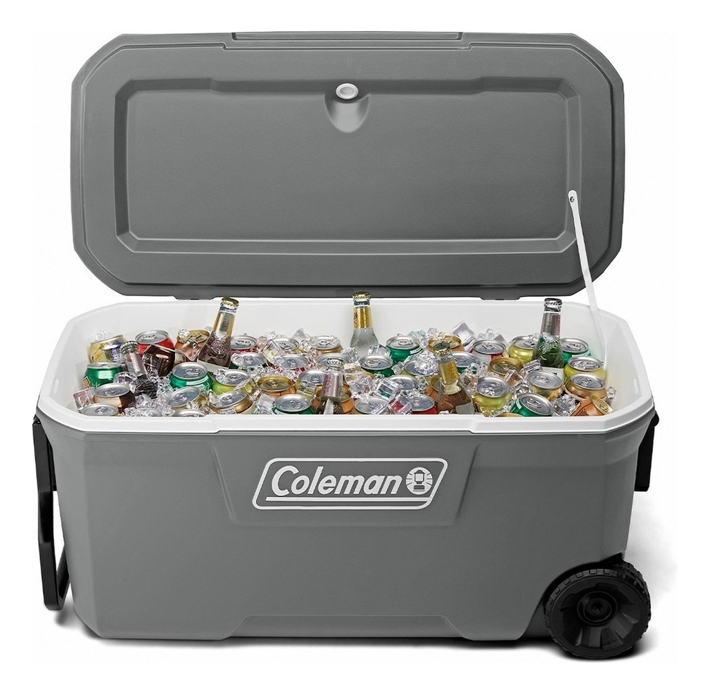 Conservadora Coleman Chest 100 Qt Ruedas Rock Gray